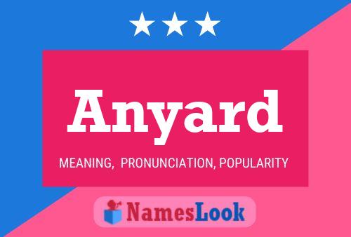 Anyard Name Poster