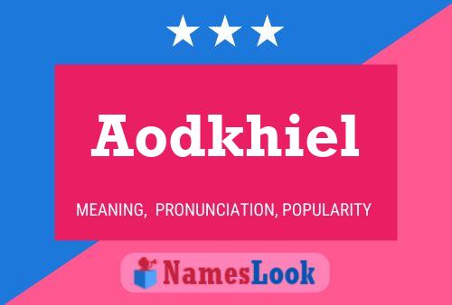 Aodkhiel Name Poster