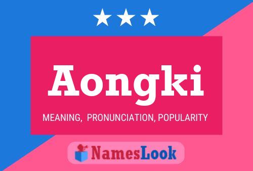 Aongki Name Poster