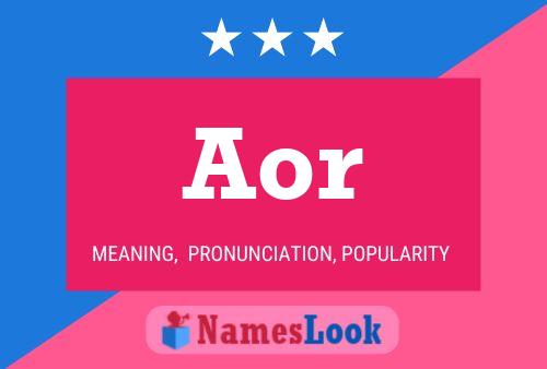 Aor Name Poster