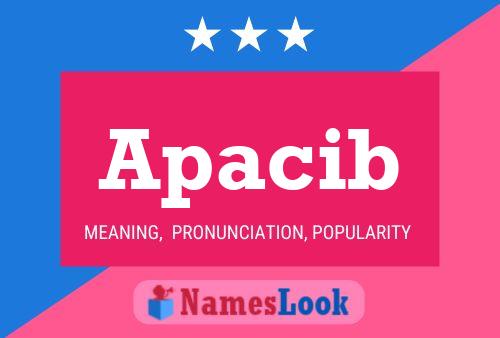 Apacib Name Poster