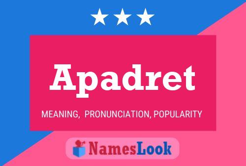 Apadret Name Poster