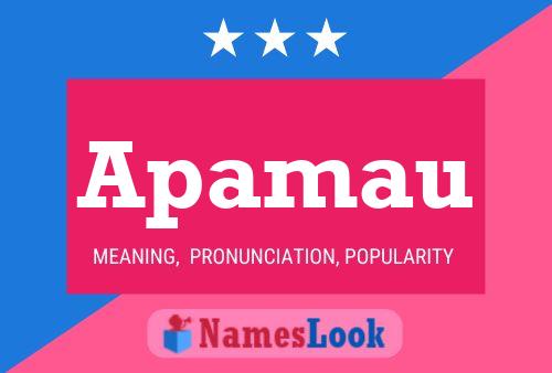 Apamau Name Poster