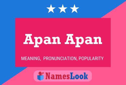 Apan Apan Name Poster