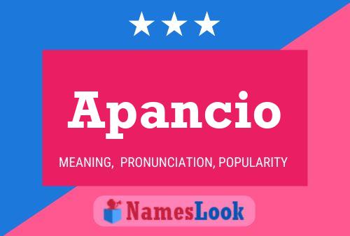 Apancio Name Poster