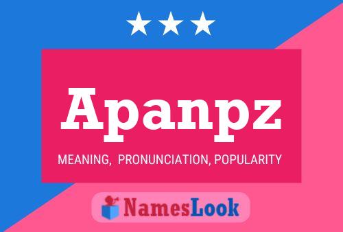 Apanpz Name Poster