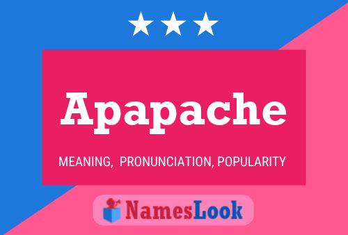 Apapache Name Poster