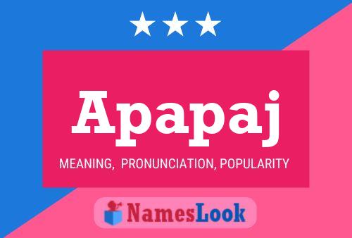 Apapaj Name Poster