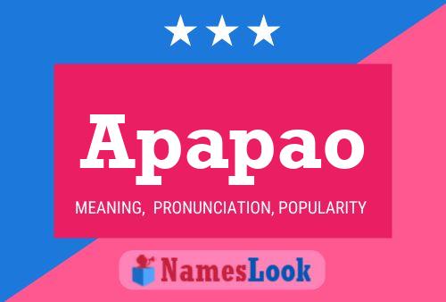 Apapao Name Poster