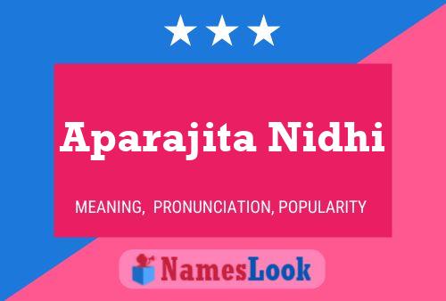 Aparajita Nidhi Name Poster