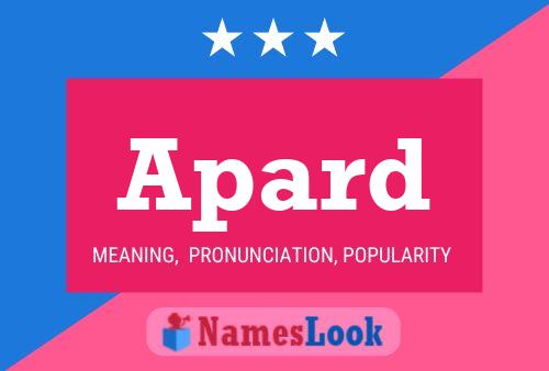 Apard Name Poster