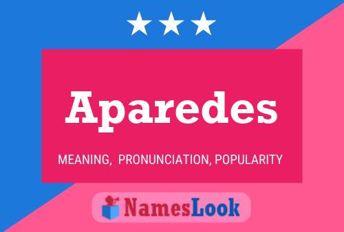 Aparedes Name Poster