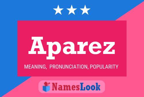 Aparez Name Poster