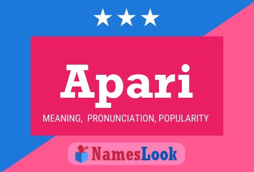 Apari Name Poster