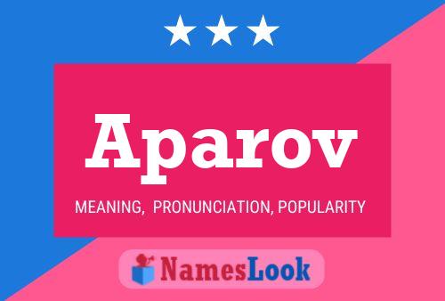 Aparov Name Poster