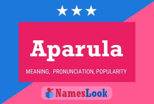 Aparula Name Poster