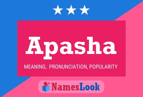 Apasha Name Poster