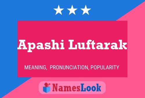 Apashi Luftarak Name Poster