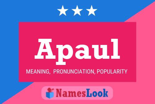 Apaul Name Poster