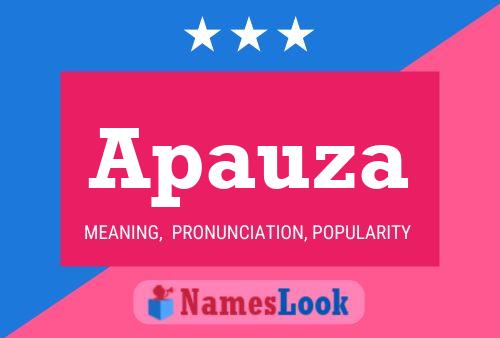 Apauza Name Poster