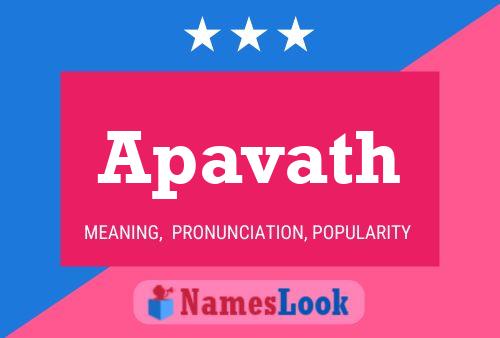 Apavath Name Poster