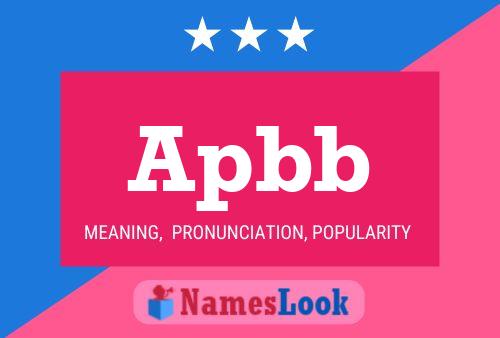 Apbb Name Poster