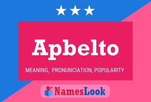 Apbelto Name Poster