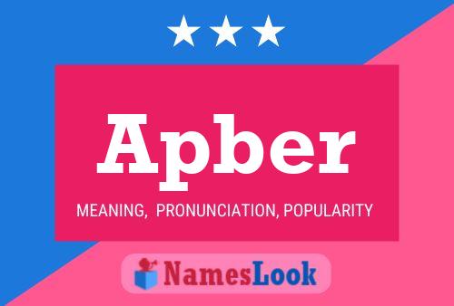 Apber Name Poster