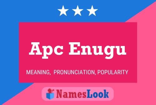 Apc Enugu Name Poster