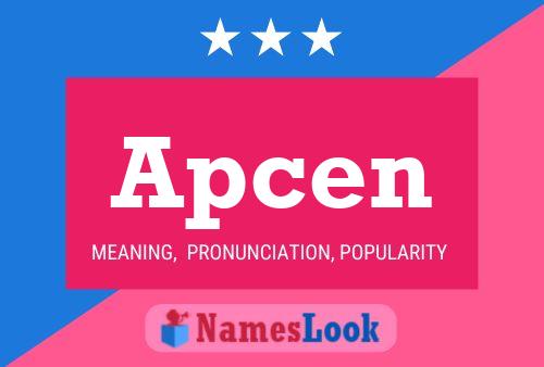 Apcen Name Poster