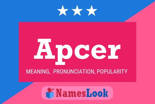 Apcer Name Poster