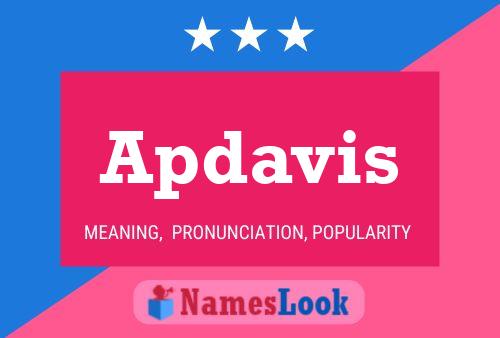 Apdavis Name Poster