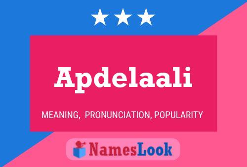 Apdelaali Name Poster