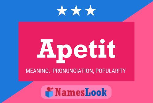 Apetit Name Poster