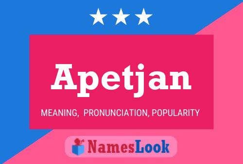 Apetjan Name Poster