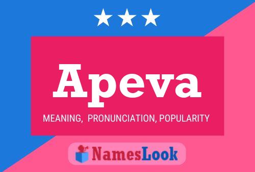 Apeva Name Poster