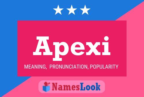 Apexi Name Poster