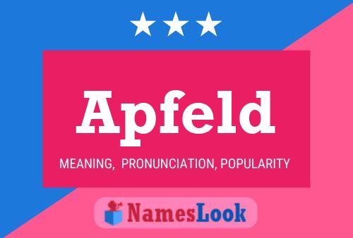 Apfeld Name Poster