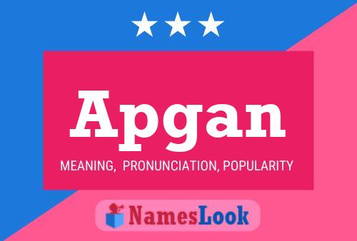 Apgan Name Poster