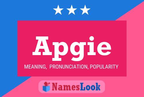 Apgie Name Poster