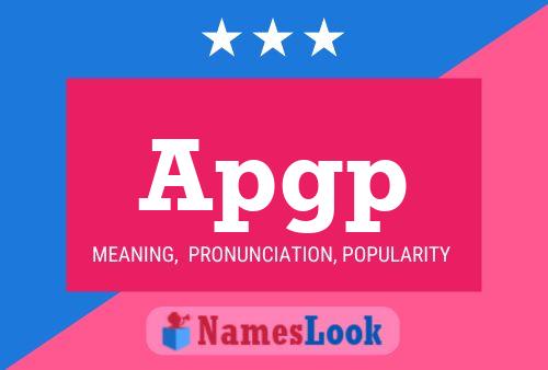 Apgp Name Poster