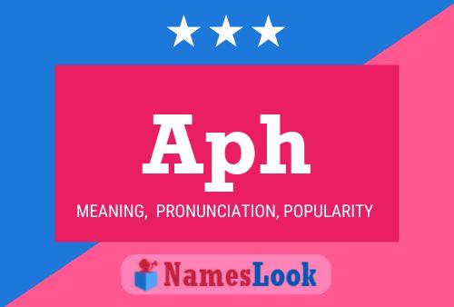 Aph Name Poster