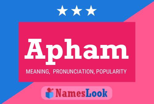 Apham Name Poster