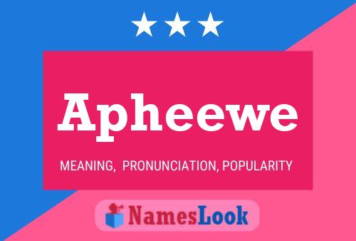 Apheewe Name Poster