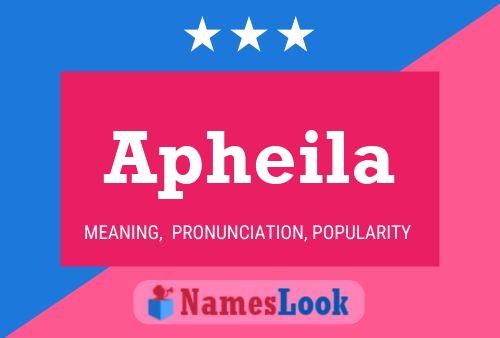 Apheila Name Poster