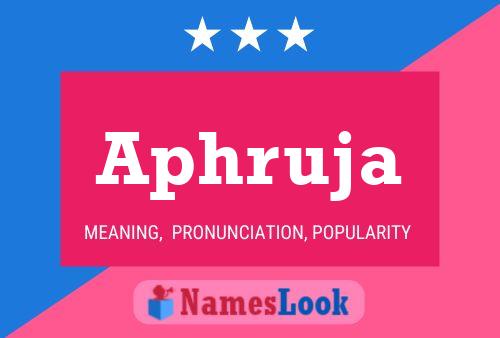 Aphruja Name Poster