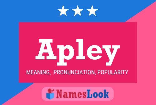 Apley Name Poster