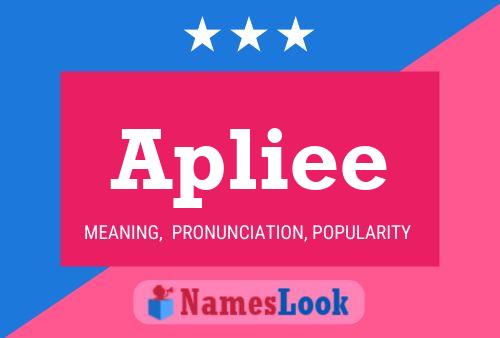 Apliee Name Poster