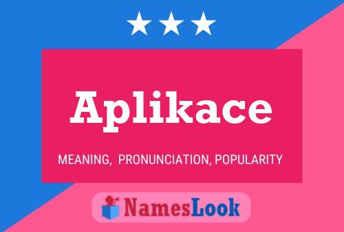 Aplikace Name Poster