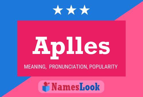 Aplles Name Poster